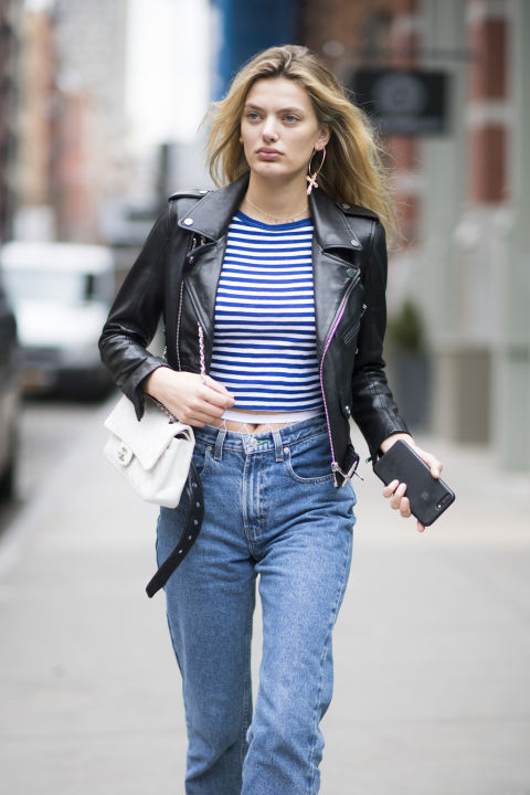 Кожаная куртка: с чем ее комбинировать весной-летом 2017