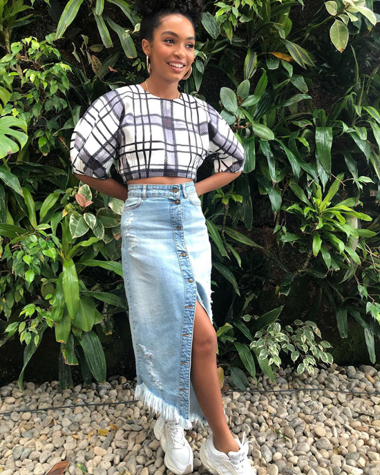 11 новых сочетаний для джинсовой юбки, которые легко скопировать!