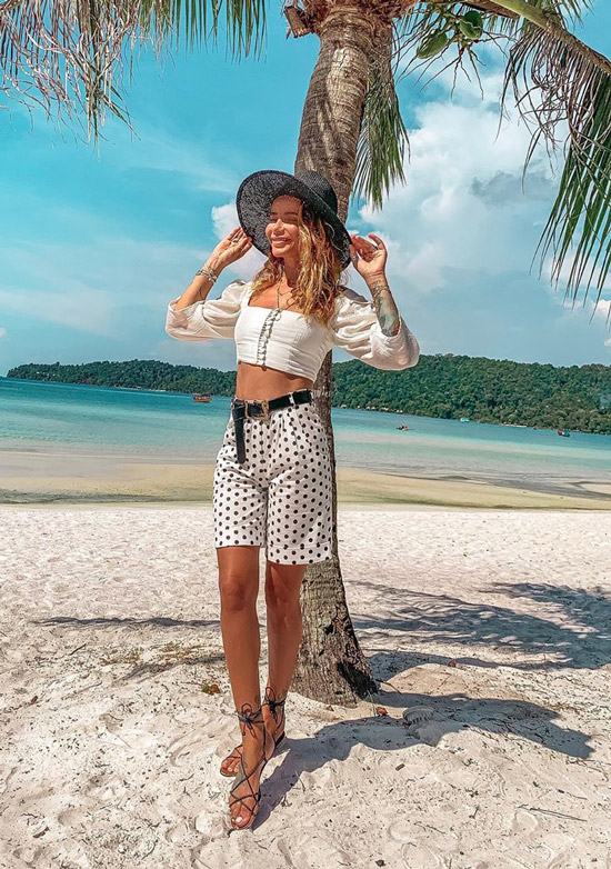 Что носят знаменитости, когда на улице очень жарко